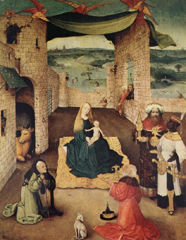 BOSCH, Hieronymus Adoration of the Magi oil painting image